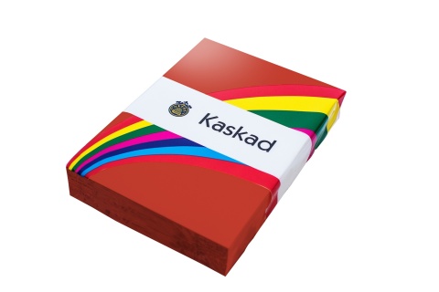 Papier kolorowy KASKAD Scarlet 28 80g A4