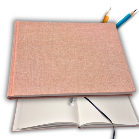 Szkicownik Artystyczny A4 Album 96 Kartek Polska Producja Twarda Oprawa Różowy 22
